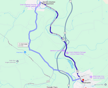 Load image into Gallery viewer, 5: Sep 05, 11:04 AM - 4.6 miles - 10 min\mile - Garrett Volunteer Fire Department to Defenders of Freedom and Justice Memorial Park