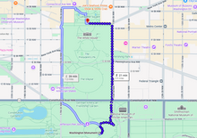 Load image into Gallery viewer, 49: Sep 07, 01:13 PM - 1 miles - 15 min\mile - Washington Monument to The White House