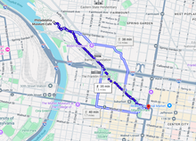 Load image into Gallery viewer, 87: Sep 09, 11:17 AM - 1.5 miles - 20 min\mile - Philadelphia Art Museum to Philadelphia City Hall