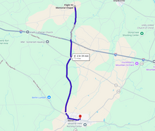 Load image into Gallery viewer, 3: Sep 05, 08:27 AM - 7.3 miles  - 10 min\mile - Flight 93 Memorial Chapel to Berlin Brothersvalley High School
