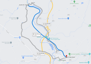 4: Sep 11, 12:29 PM - 4.7 miles  - 10 min\mile - GAP Trail Access, Garrett PA to GAP Trail Access, Meyersdale PA