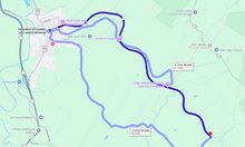 Load image into Gallery viewer, 6: Sep 05, 11:50 AM - 5.9 miles  - 10 min\mile - Defenders of Freedom and Justice Memorial Park to Amish Donuts, Jams, and Produce
