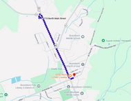 26: Sep 06, 02:44 PM - 1.3 miles  - 20 min\mile - American Legion to Boonsboro Volunteer Fire Department