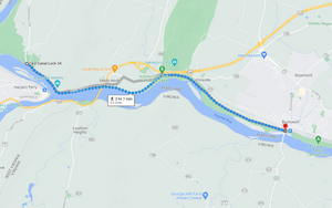 32: Sep 13, 10:28 AM - 6.6 miles  - 10 min\mile - C&O Canal Lock 34 to C&O Canal Lock 30