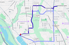 Load image into Gallery viewer, 44: Sep 07, 11:12 AM - 2.5 miles  - 10 min\mile - Washington National Cathedral to DC Fire &amp; EMS Station
