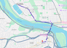 Load image into Gallery viewer, 45: Sep 07, 11:37 AM - 2.6 miles  - 10 min\mile - DC Fire &amp; EMS Station to Arlington County Fire Station 10
