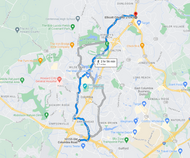 49: Sep 14, 01:20 PM - 8.7 miles  - 10 min\mile - Howard County Fire Department to Ellicott City Volunteer Fire Department