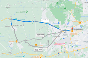 65: Sep 15, 02:31 PM - 8.1 miles  - 10 min\mile - Singerly Fire Company Station 14 to Aetna Hose Hook and Ladder
