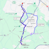 65: Sep 08, 10:03 AM - 6.9 miles  - 10 min\mile - Kingsville Volunteer Fire Company to Fallston Volunteer Fire and Ambulance