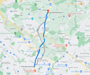 76: Sep 16, 10:20 AM - 5.4 miles  - 10 min\mile - Philadelphia Fire Department - Engine 51 to Abington Fire Company