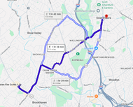 83: Sep 09, 08:45 AM - 3.9 miles  - 10 min\mile - Brookhaven Fire Co No 1 to Swarthmore Fire & Protective Association