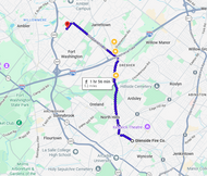 90: Sep 09, 01:38 PM - 5.2 miles  - 10 min\mile - Glenside Fire Co., 210 W Glenside Ave, Glenside, PA 19038 to Fort Washington Fire Company No. 1, 1245 Fort Washington Ave, Fort Washington, PA 19034