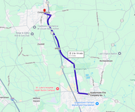 96: Sep 09, 06:50 PM - 6.3 miles  - 10 min\mile - Quakertown Fire Company No. 1, 505 W Broad St, Quakertown, PA 18951 to Coopersburg Fire Company, 13 S Main St, Coopersburg, PA 18036