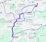 98: Sep 10, 06:00 AM - 6.8 miles  - 10 min\mile - Lower Saucon Fire Rescue, 3621 Old Philadelphia Pike, Bethlehem, PA 18015 to Bethlehem Township Fire Department, 1919 8th St, Bethlehem, PA 18020