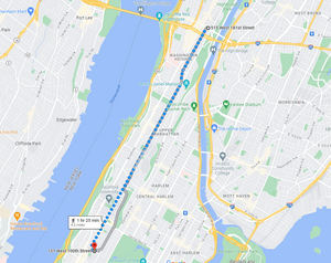 99: Sep 17, 04:05 PM - 4.2 miles  - 15 min\mile - FDNY Engine 93/Ladder 45/Battalion 13 to FDNY Battalion 11 Engine 76 & Ladder 22