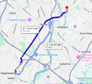 115: Sep 11, 08:00 AM - 4.8 miles  - 10 min\mile - Nutley Fire Department to Garfield Fire Company 1