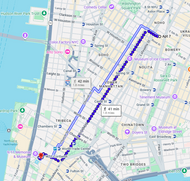 122: Sep 11, 01:12 PM - 1.8 miles  - 12 min\mile - FDNY Engine 33/Ladder 9 to WTC Memorial, NYC