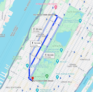 158: Sep 17, 05:12 PM - 2.4 miles  - 15 min\mile - FDNY Battalion 11 Engine 76 & Ladder 22 to FDNY Engine 23