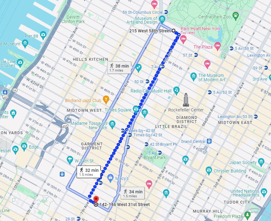 159: Sep 17, 05:48 PM - 1.5 miles - 15 min\mile - FDNY Engine 23 to FD ...