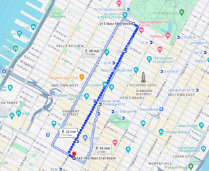 159: Sep 17, 05:48 PM - 1.5 miles  - 15 min\mile - FDNY Engine 23 to FDNY Engine 1/Ladder 24